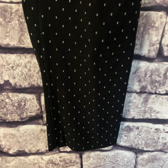 Izod Black & White Ankle Pants Size 14 - Picture 10 of 11